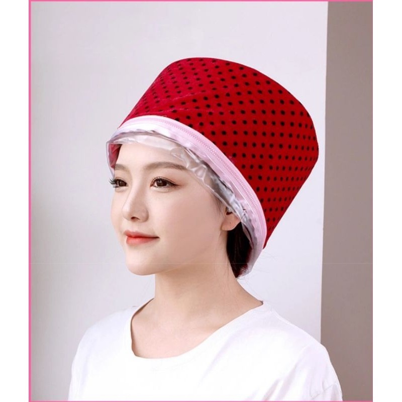 Heating Steam Electric Hair Cap Steamer Oil Hat Styling Beauty Care