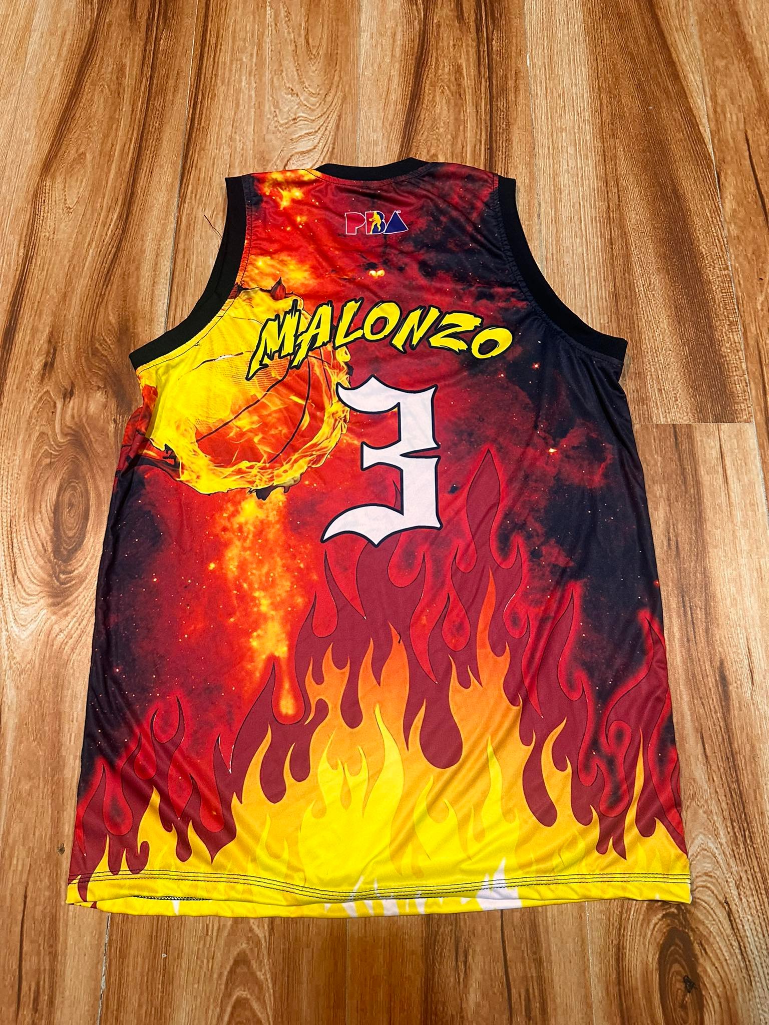 Full Sublimation BARANGAY GINEBRA MALONZO TRENDY JERSEY HIGH