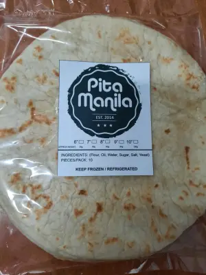 PITA MANILA - Fresh Pita Bread (10 pcs/pack) - NOTE: READ DESCRIPTION FIRST