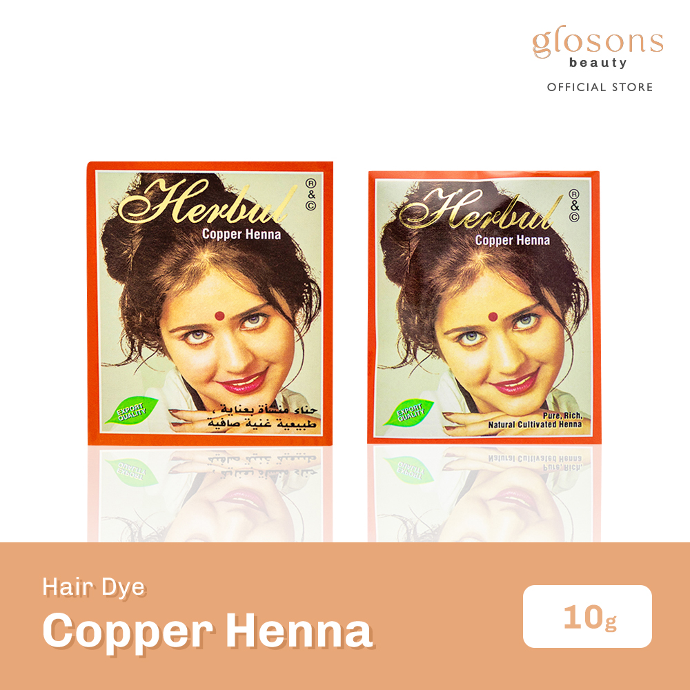 Herbul Henna Copper Hair Dye Natural Organic Permanent Color Keep For
