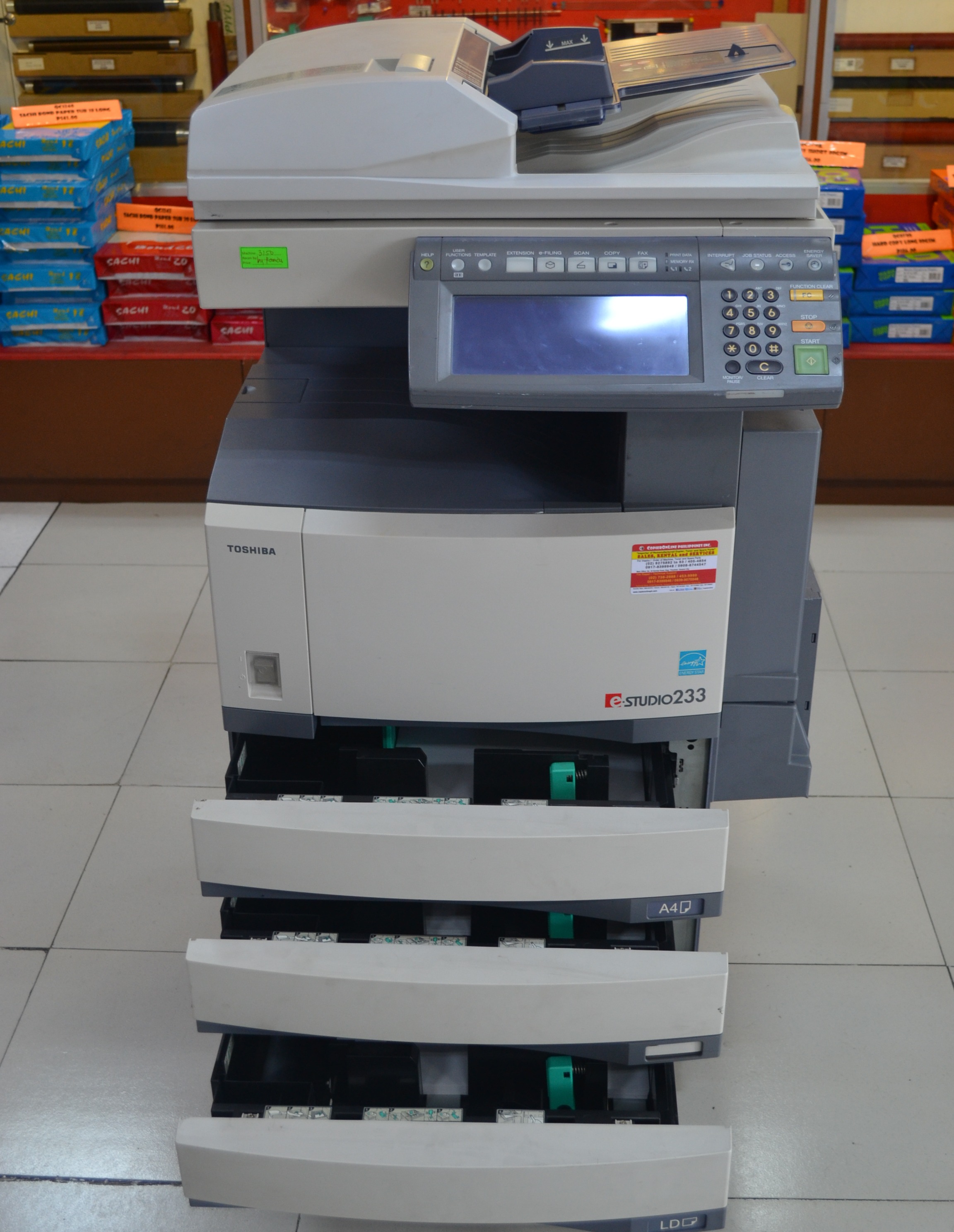 Copier Machine Toshiba Estudio 283 (Black & White Copier) Lazada PH