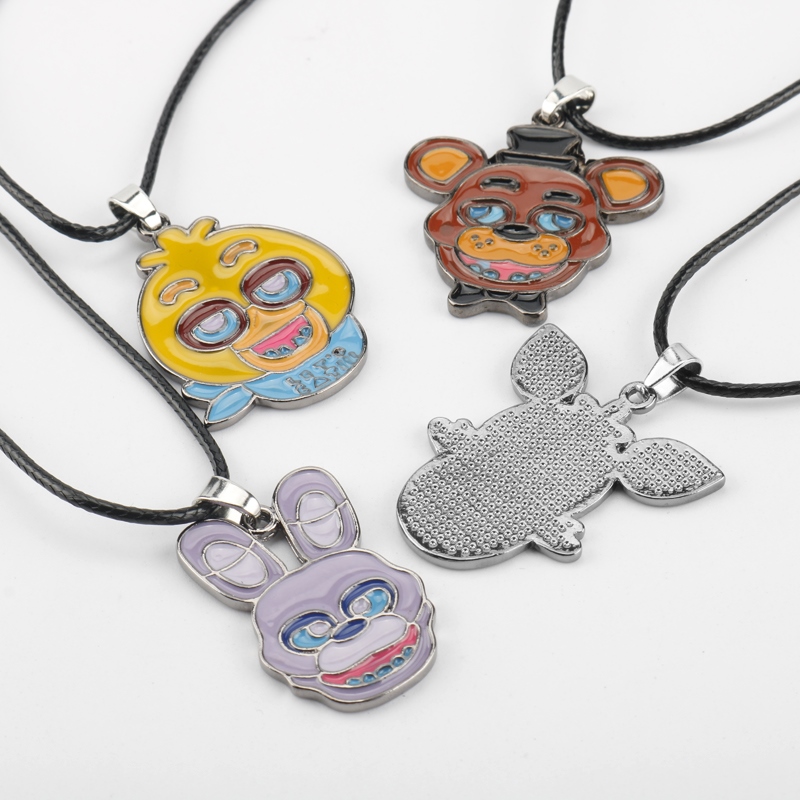 Buy FNAF NECKLACE FIVE NIGHTS AT FREDDY'S PENDANT NECKLACE (Foxy Freddy  Bonnie Chica) Online at desertcartPhilippines