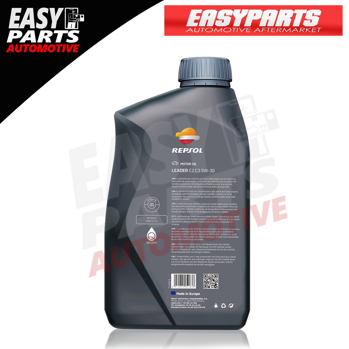 REPSOL Leader C2 C3 5W30 100% Fully Synthetic API SN/CF 1Liter