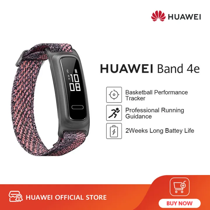 Huawei Band 4e Smart Band 5 Atm Water Resistant 2weeks Long Battery Life Basketball Performance Tracker Professional Running Guidance Lazada Ph