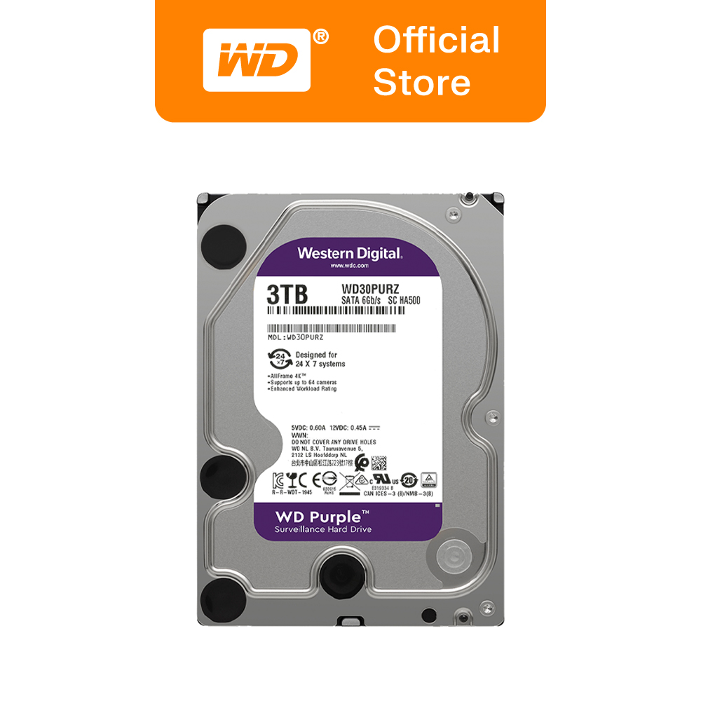 Western Digital Wd Purple 3tb Wd Purple 3tb Tb Internal Hard Drive