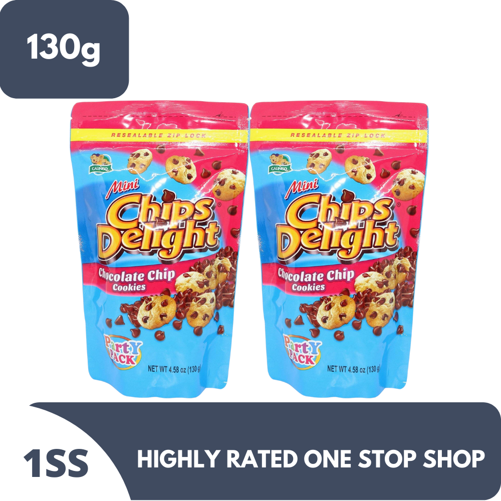 Chips Delight Chocolate Chip Cookies 130g x 2 Lazada PH