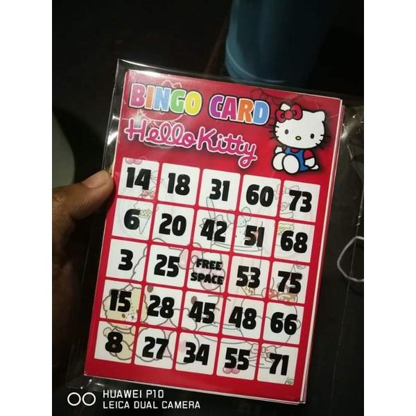 Hello Kitty Bingo Cards Lazada PH
