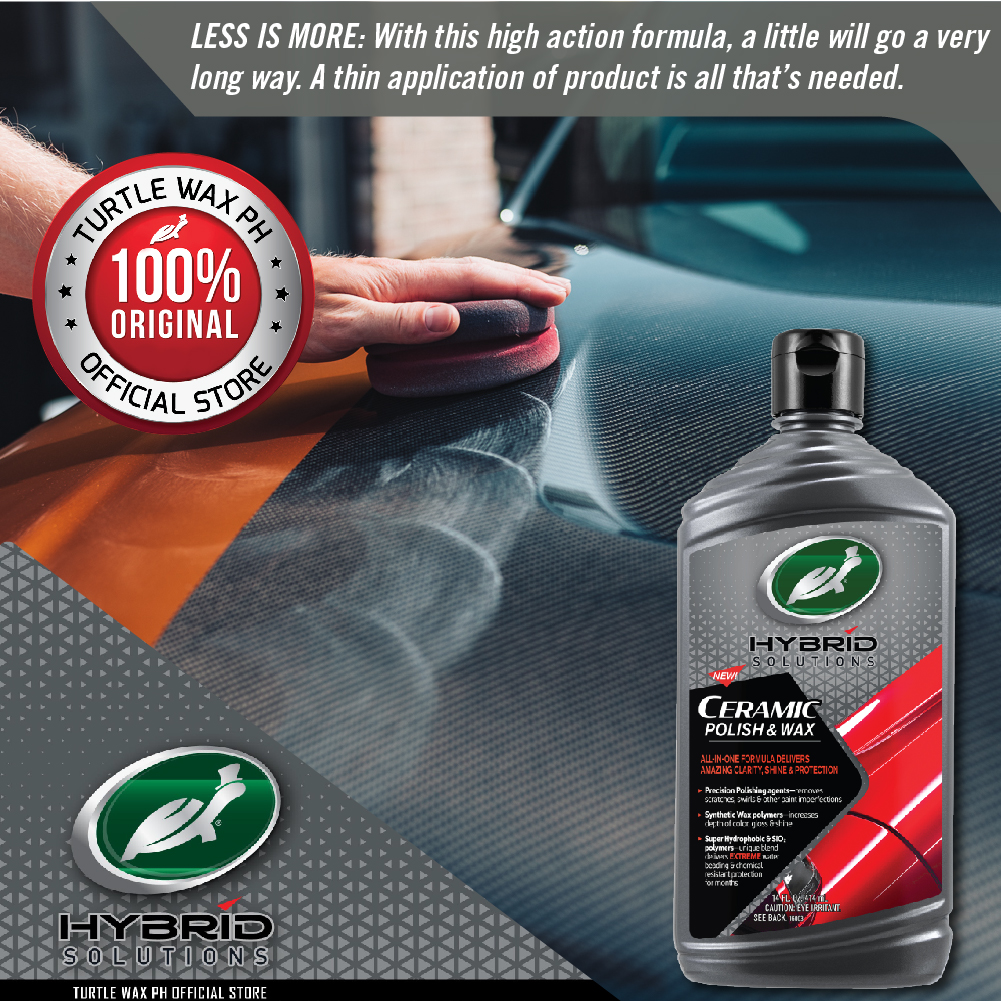 Turtle Wax HS Polish & Wax 14oz