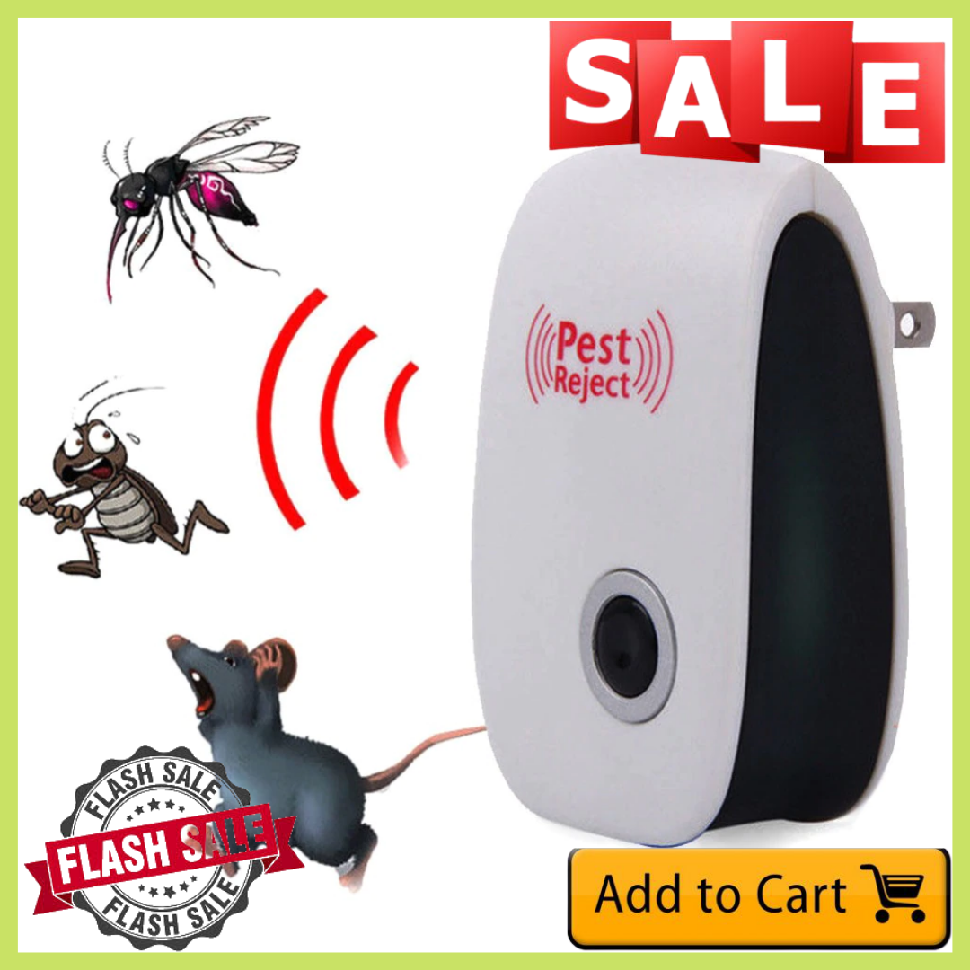 Ultrasonic Pest Repeller, Insect Repellent, Electronic Plug In Control