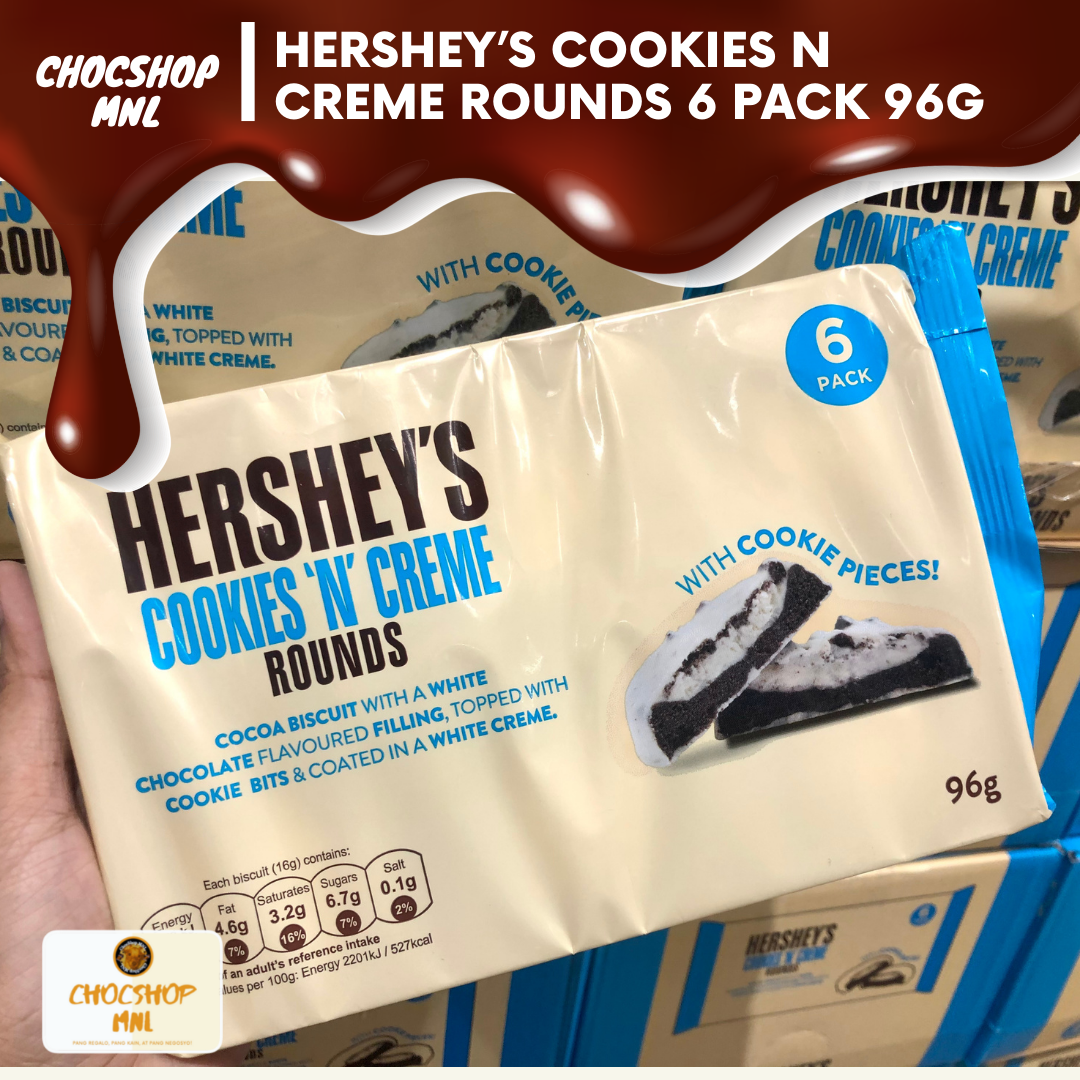 Hershey's Cookies N' Creme Rounds 6 Pack 96G 06/2023 Lazada PH