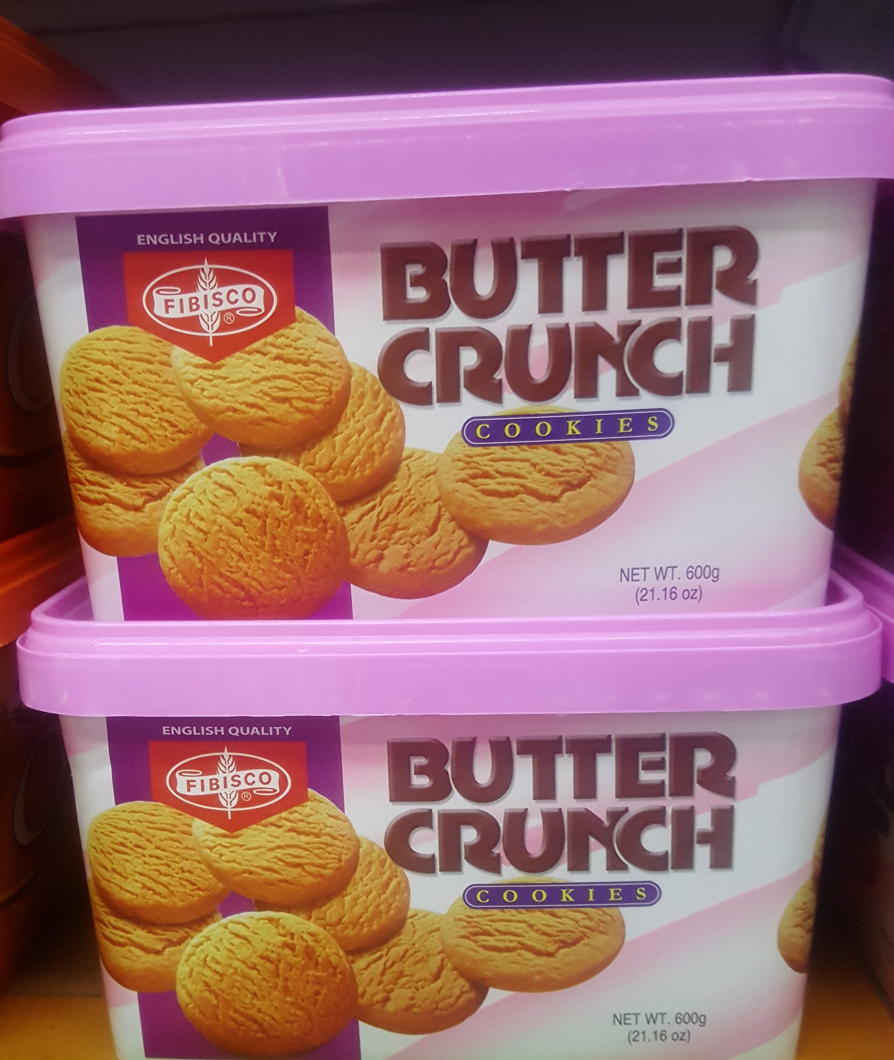 minimae Fibisco Butter Crunch Cookies/ Peanut Crunch Cookies 600g
