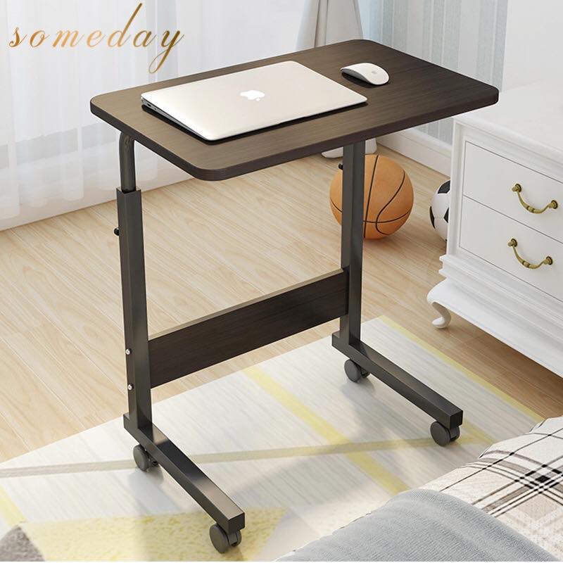 Panta Height Adjustable Rolling Laptop Stand, Overbed Table With ...