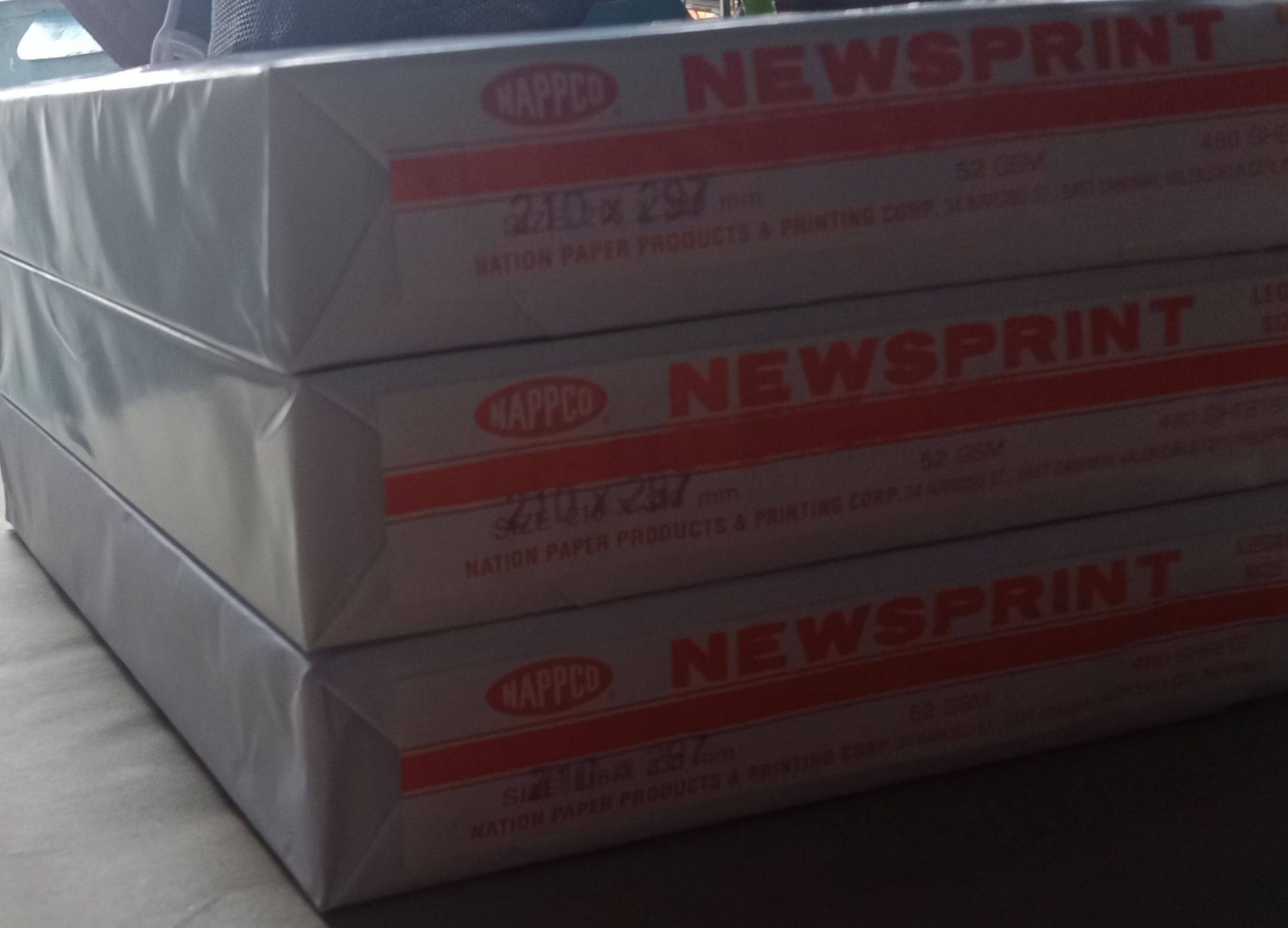 Nappco Newsprint, A4 Size, 52 gsm Lazada PH