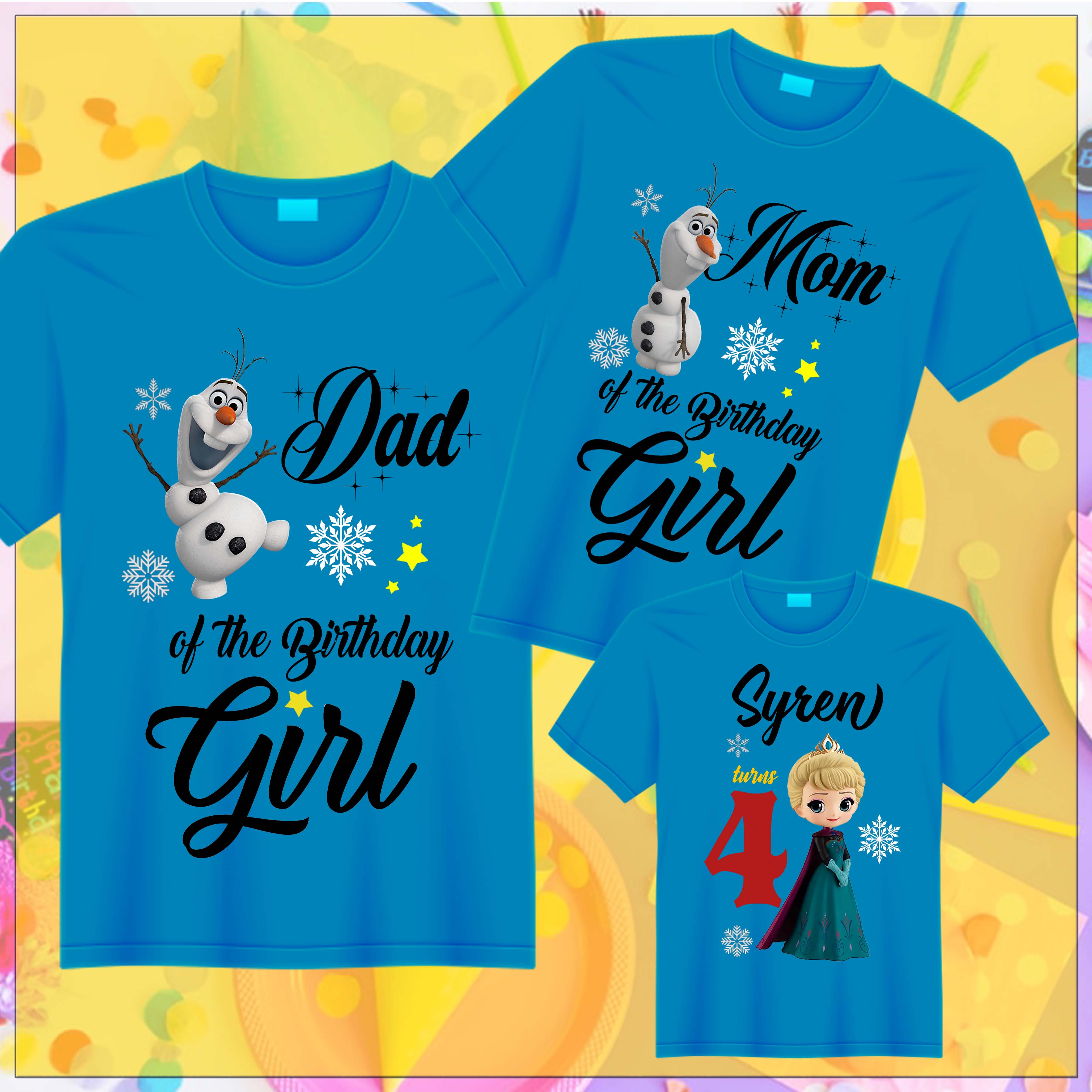 frozen family shirts