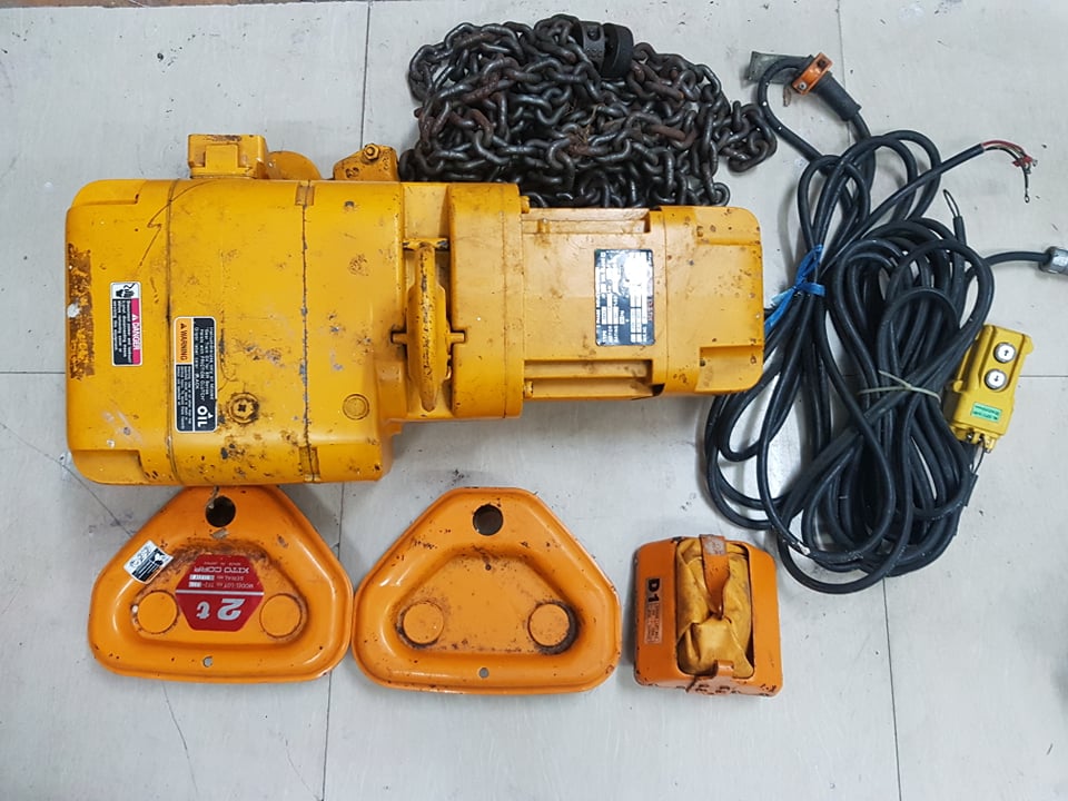 ORIGINAL KITO ELECTRIC CHAIN HOIST DUCTION MOTOR 2TONS 3 PHASE MODEL