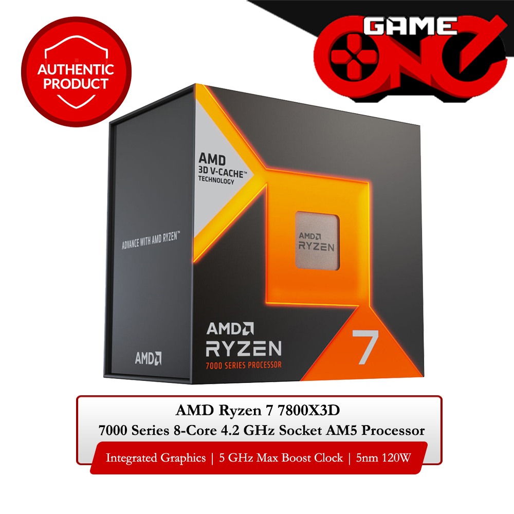 AMD Ryzen 7 7000シリーズ 7800X3D BOX CPU 【公式通販】