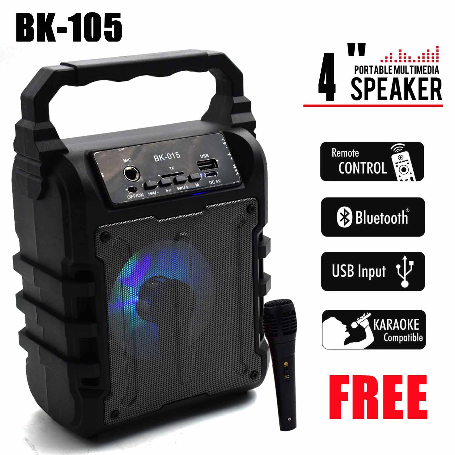portable speaker with microphone price
