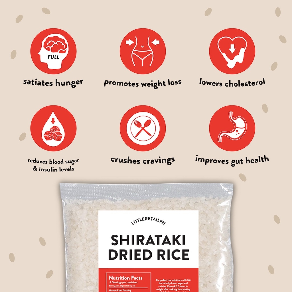 Dry / Dried Shirataki Rice 500g 1kg Konjac Keto/Low Carb Approved ...