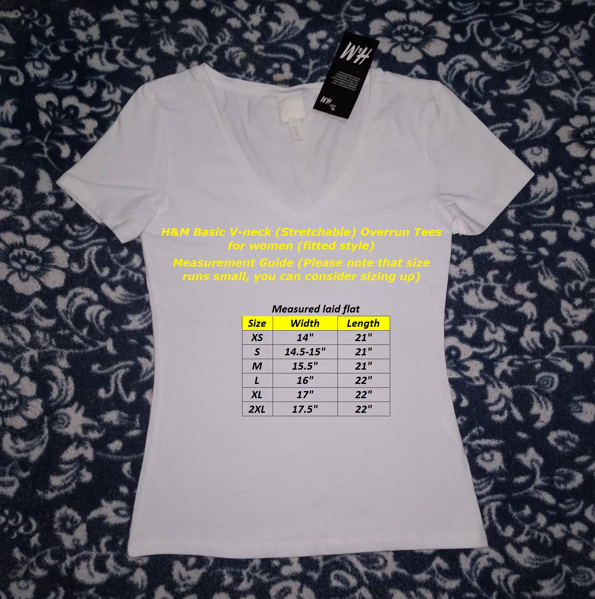 H and m outlet basic tee