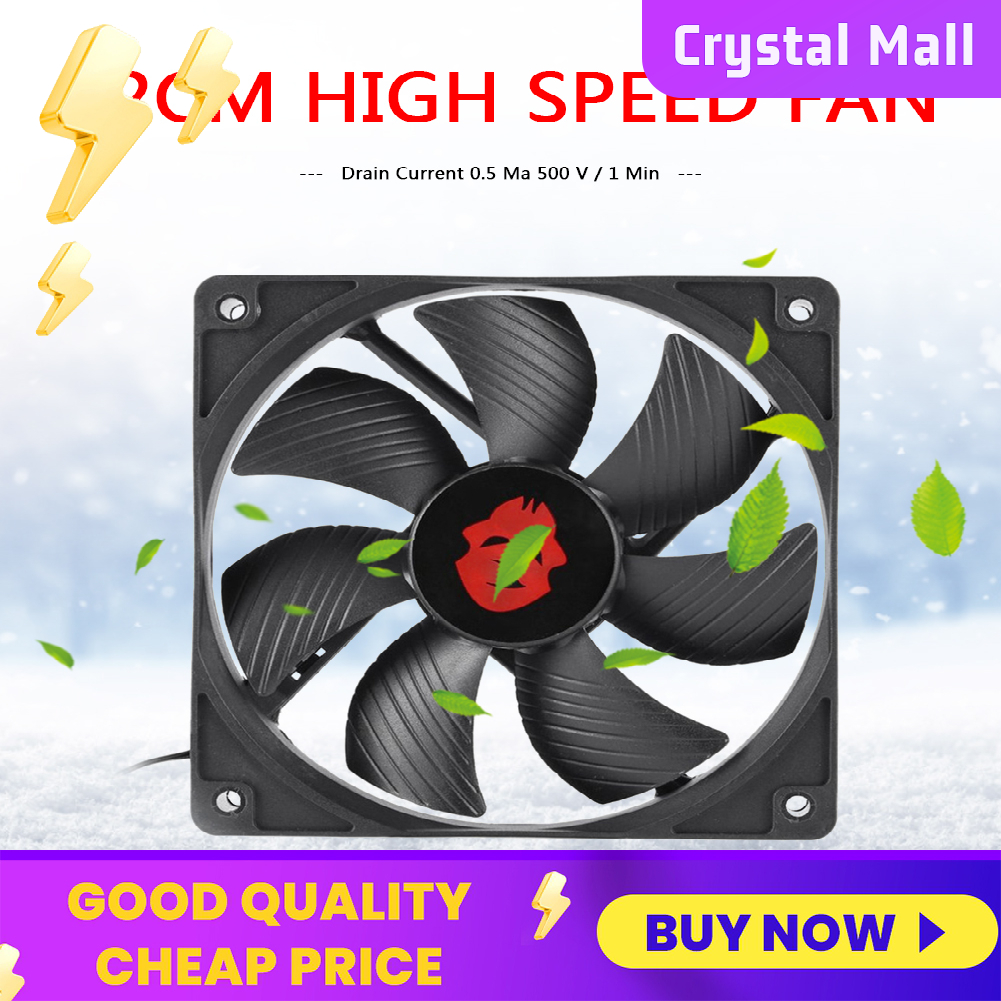 [Arrived within 3 days] IDCOOLING 120mm 4 Pin High Speed Desktop CPU