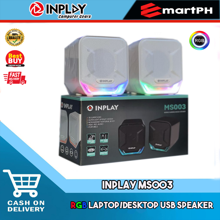 BEST BUY (emartPH) Inplay MS003 Mobile Music Speaker Gaming Speaker ...