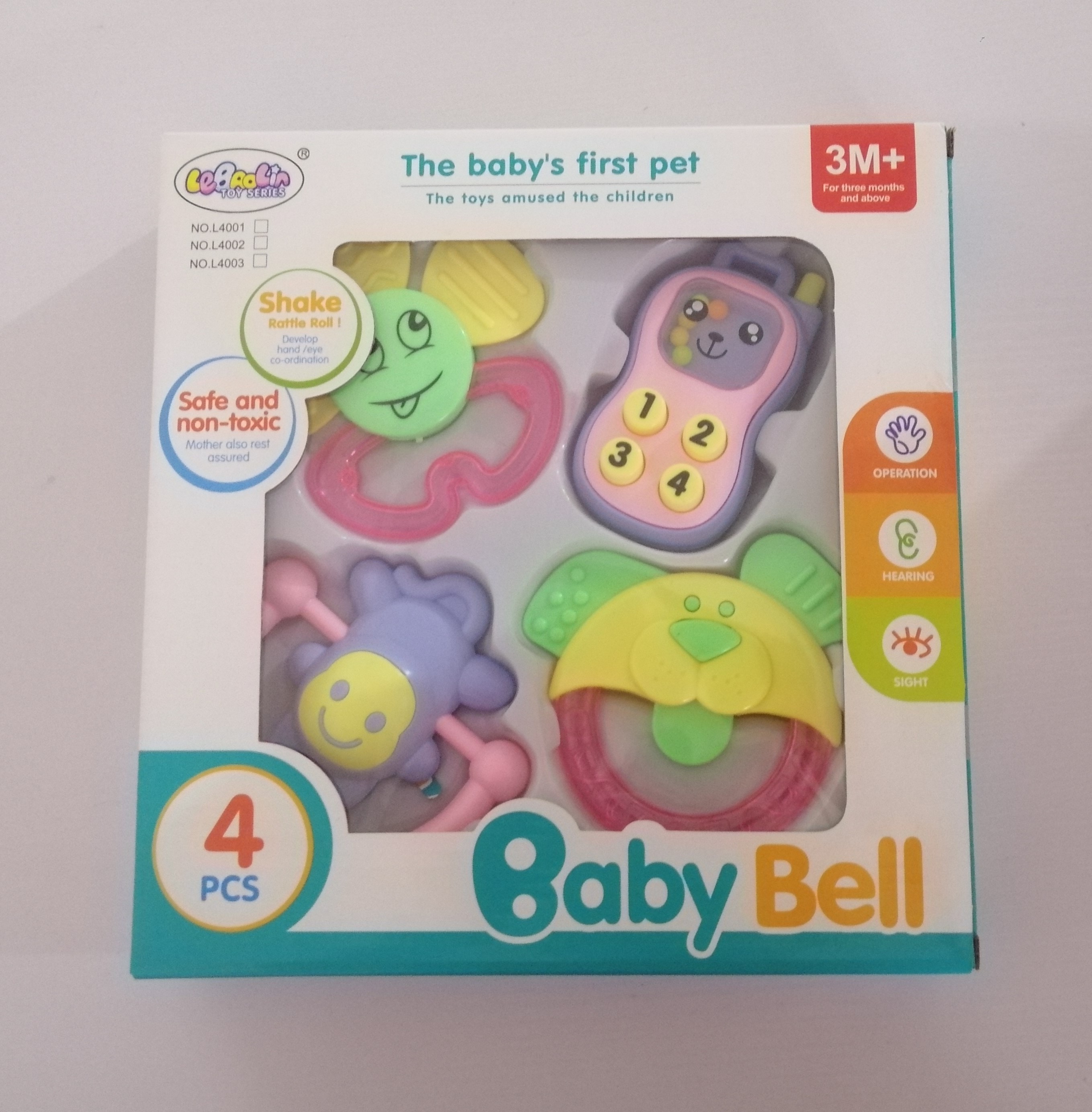 Baby Bell Rattle Baby Toys 4pcs Lazada PH