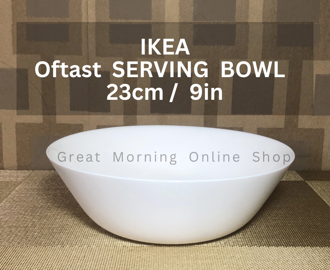 Oftast Ikea White Serving Bowls IKEA Oftast SERVING BOWL 23cm 9in