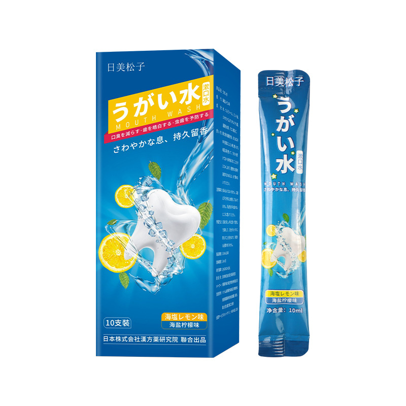 Antibacterial Mouthwash Cool Mint Clean probiotics in bags