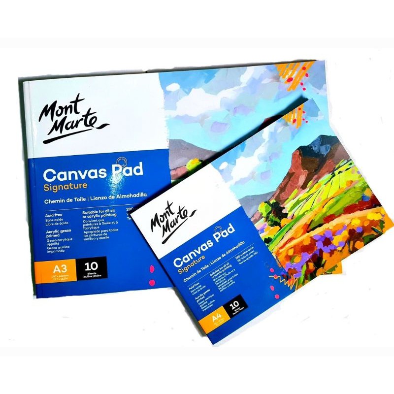 Mont Marte Canvas Pad 10 Sheet