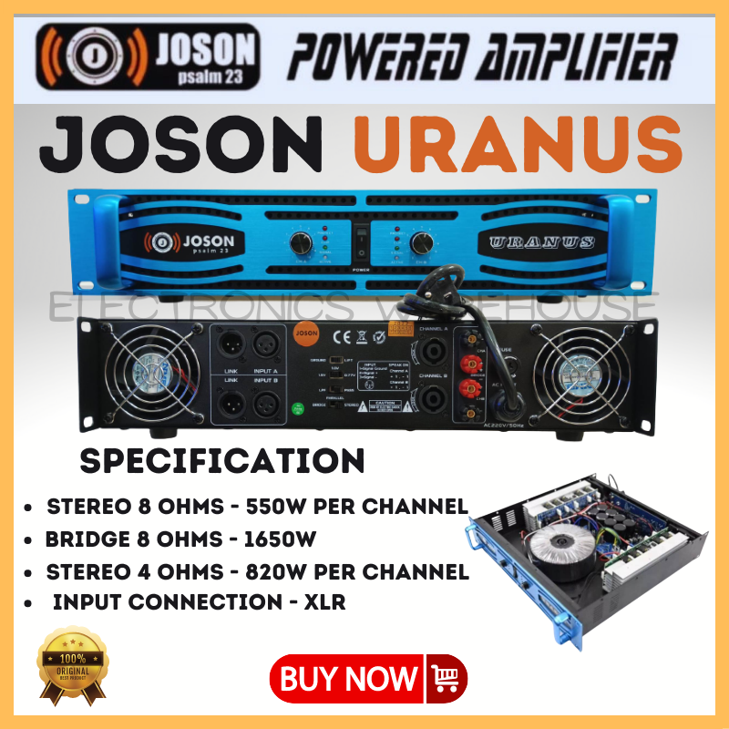Joson Uranus ORIGINAL POWER AMPLIFIER Lazada PH