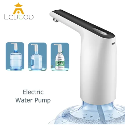 LEVTOP Electric Water Dispenser Pump Automatic Electric Drinking Water Bottle Pump Mini Switch Wireless Rechargeable With Micro USB Cable