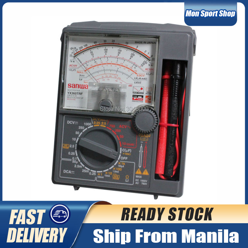 【👍Original + 24 hours delivery🚗 ️】SANWA Standard electric testir Tester for electrical analog