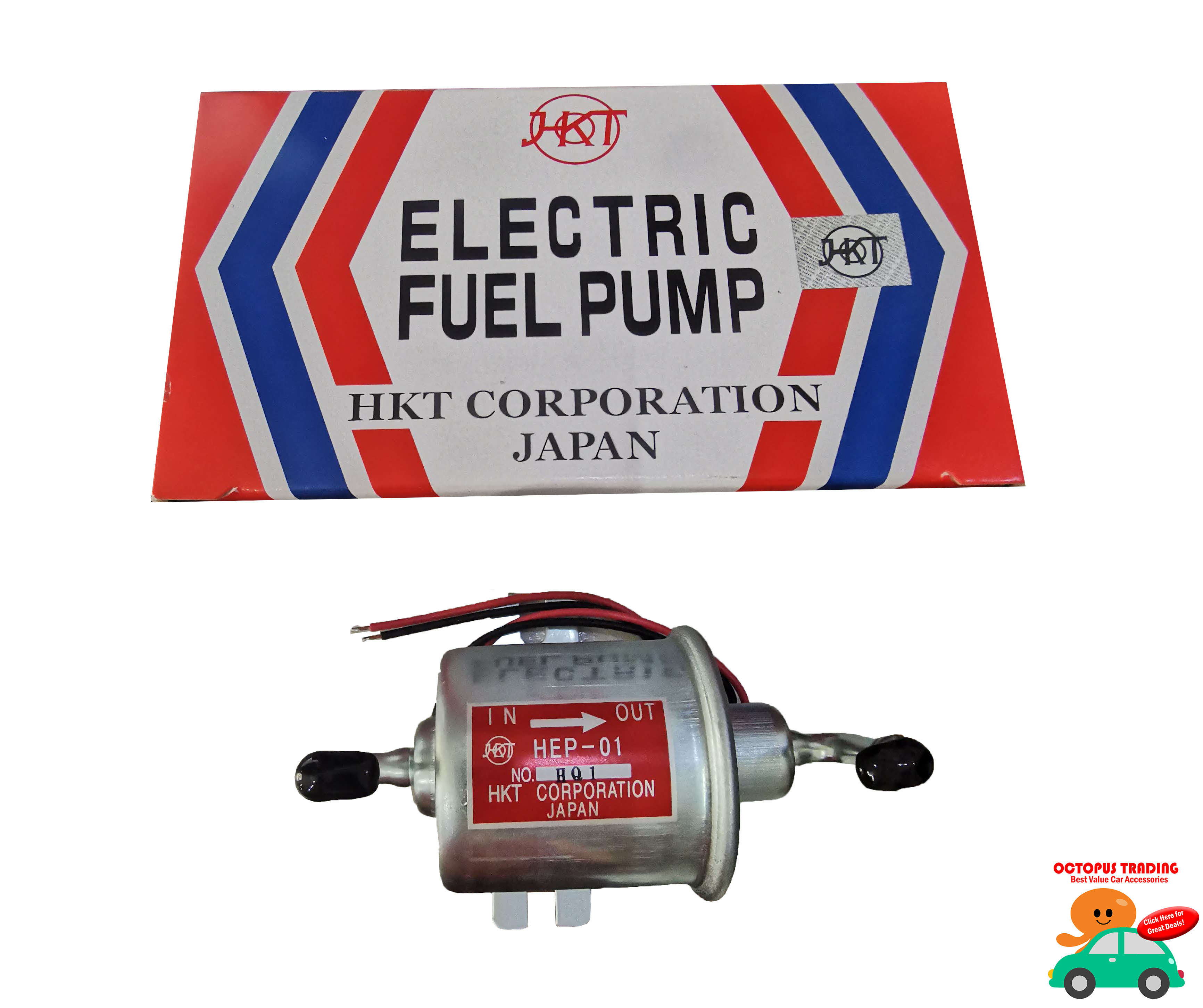 HKT Electric Fuel Pump HEP01 12v made in Japan suzuki multicab Lazada PH