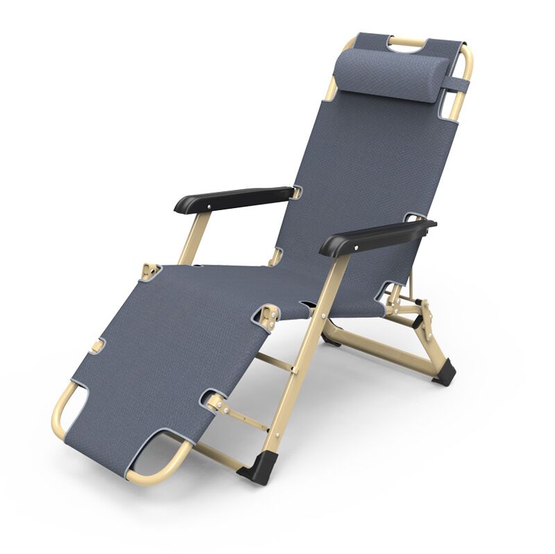 COD Folding Bed Chair Portable Chair Outdoor folding chair With Cushion