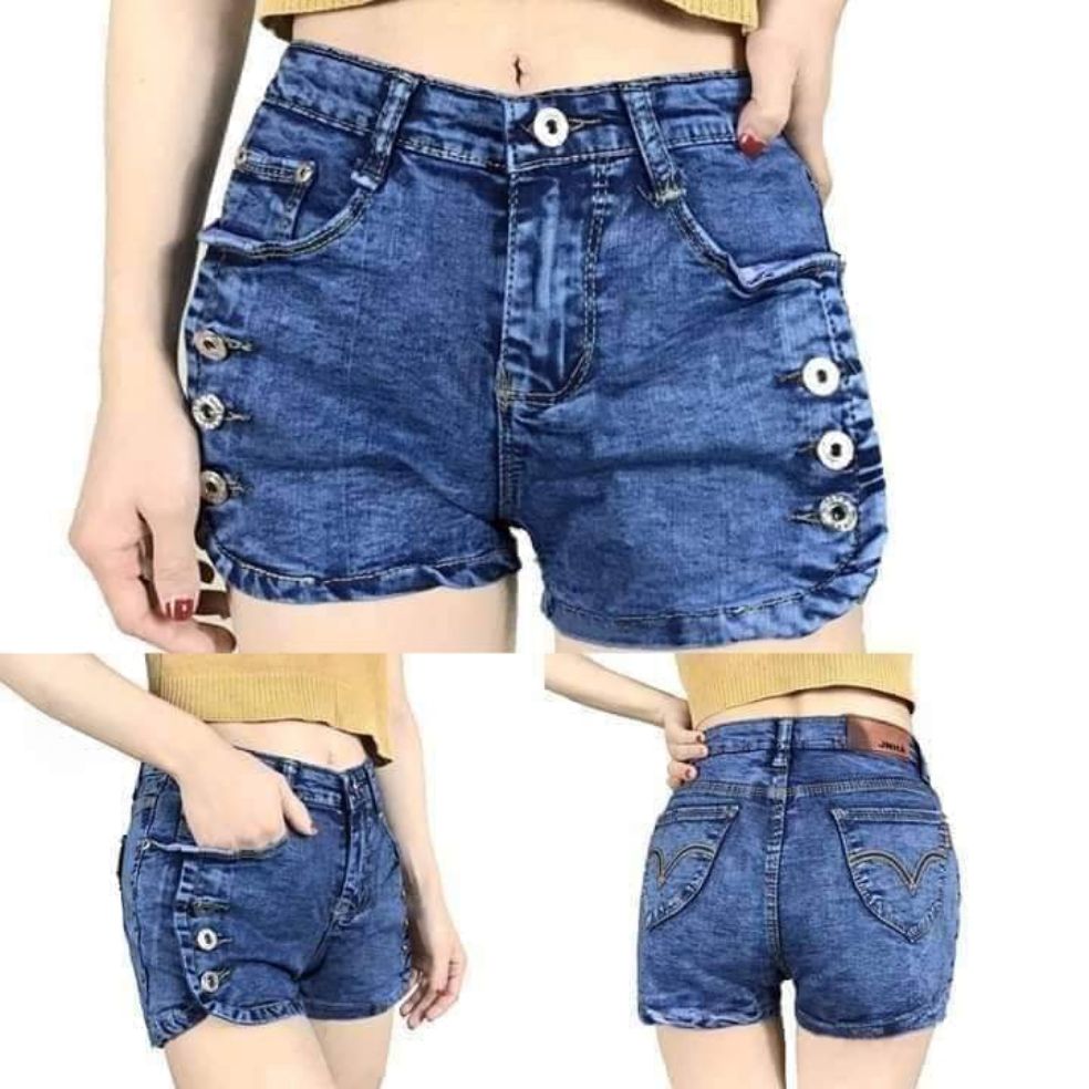 low waist short jeans