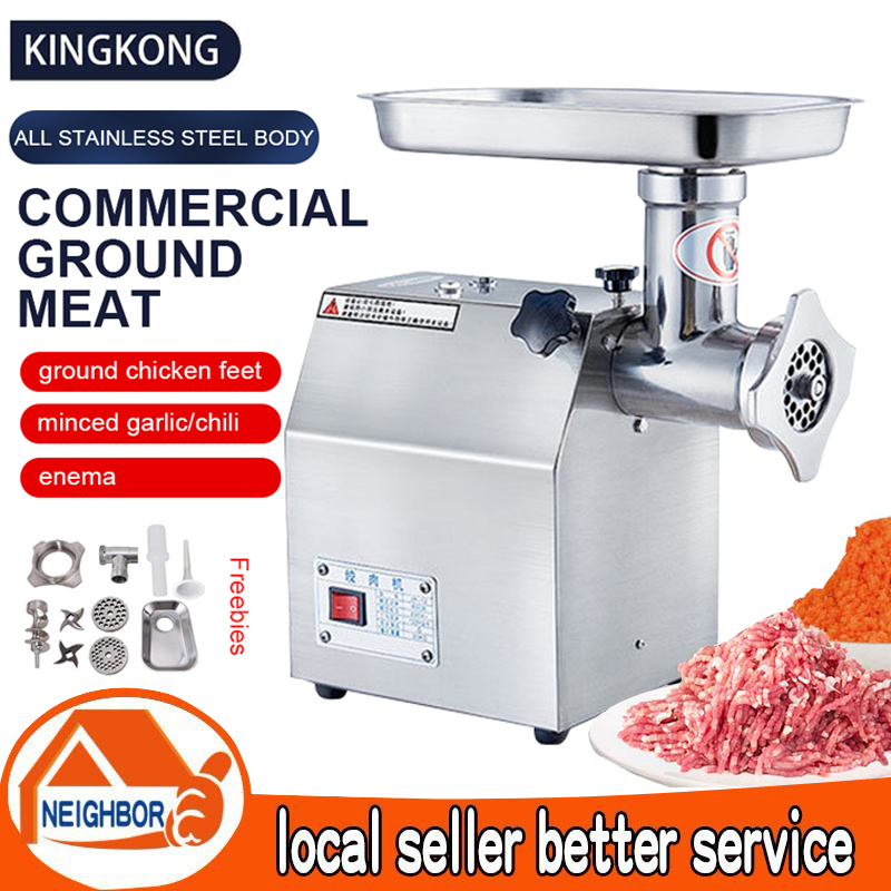 Commercial HeavyDuty Stainless Steel 1HP Meat Grinder 75120kg/hr Meat