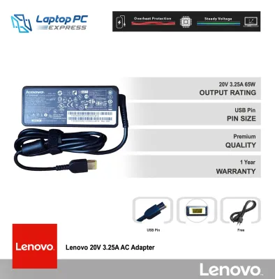 High Quality Laptop notebook charger for Lenovo 20v 3.25a G50 G50-30 G40 G40-30 G40-45 G40-70 G40-80 G40