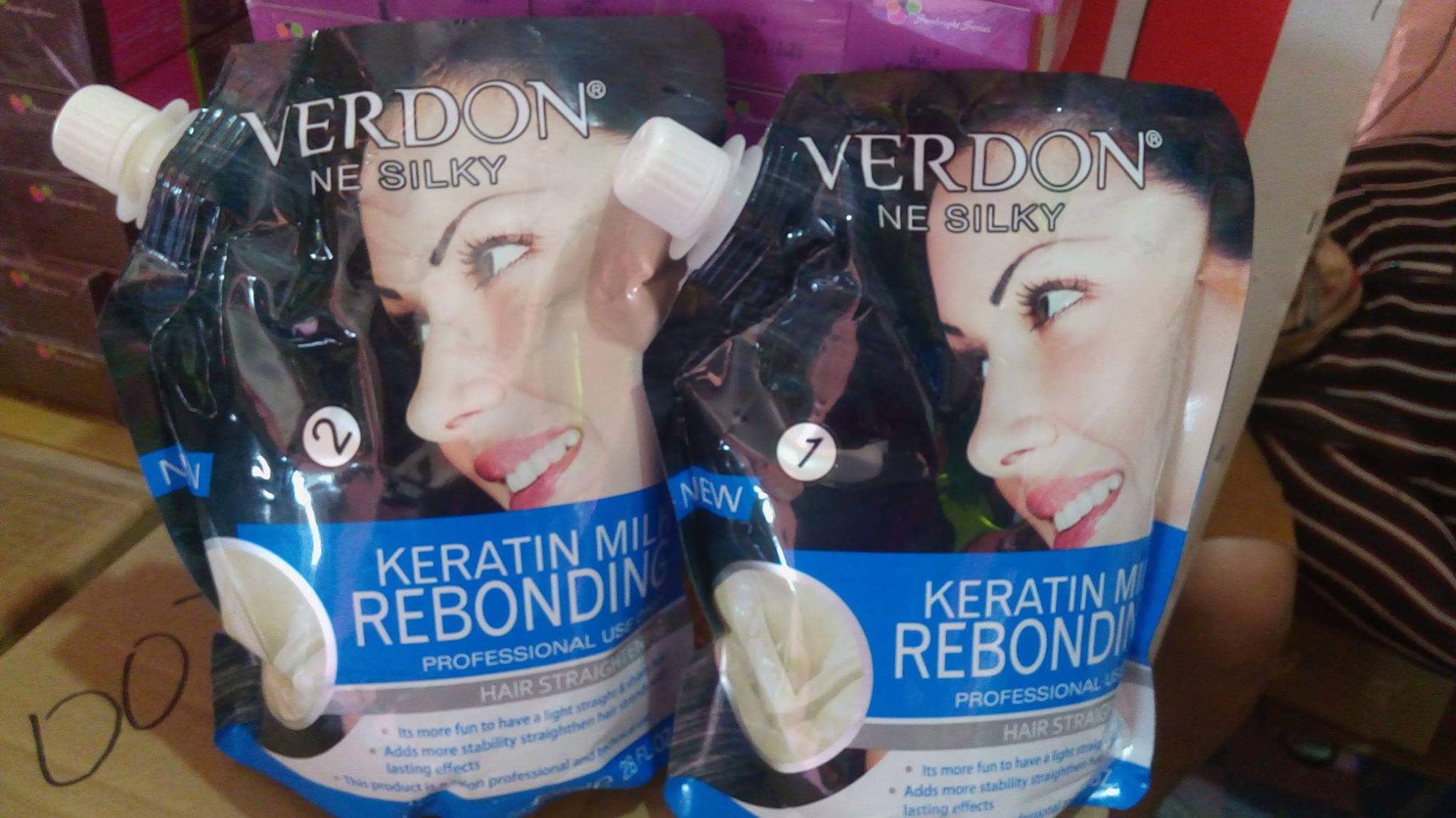 Verdon Keratin Rebond Rebonding Treatment Hair Treatment Set 1&2 800ml