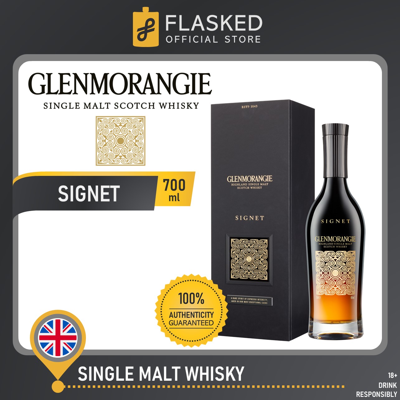 Glenmorangie Signet Single Malt Scotch Whisky 700ml