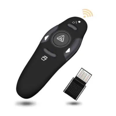 2.4GHz Wireless USB Remote Control Clicker PPT Presenter Power Point Laser Pointer Pen