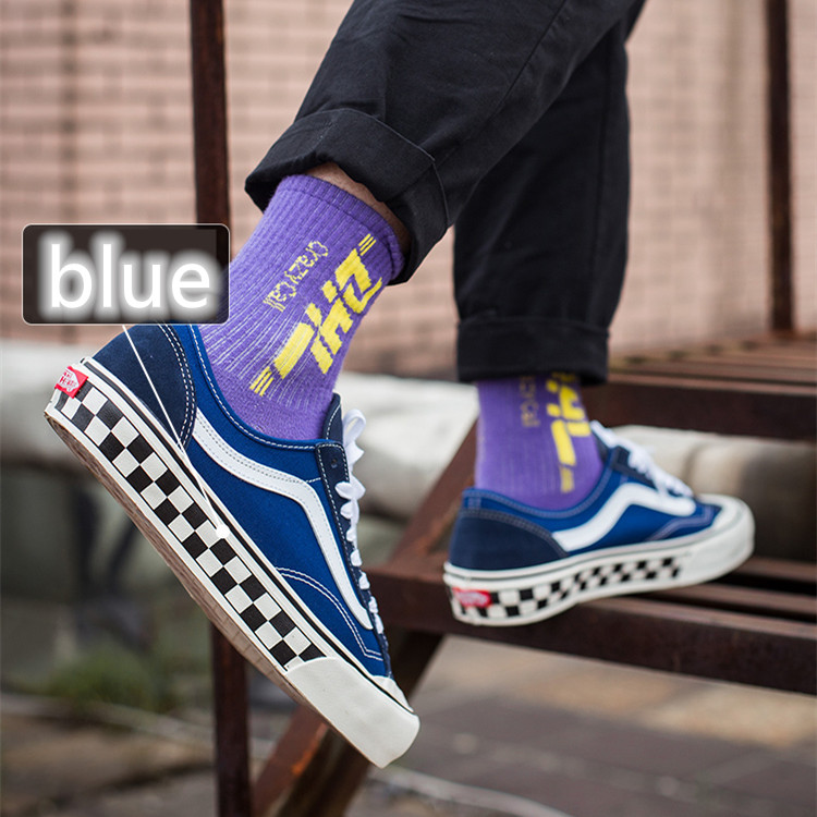 mens blue checkerboard vans