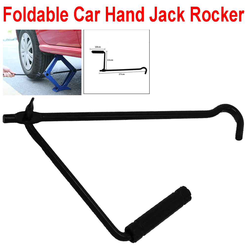 Foldable Car Hand Jack Rocker For Car Jack Folding Handle Scissor Jack  Rocker General Jacks Helper