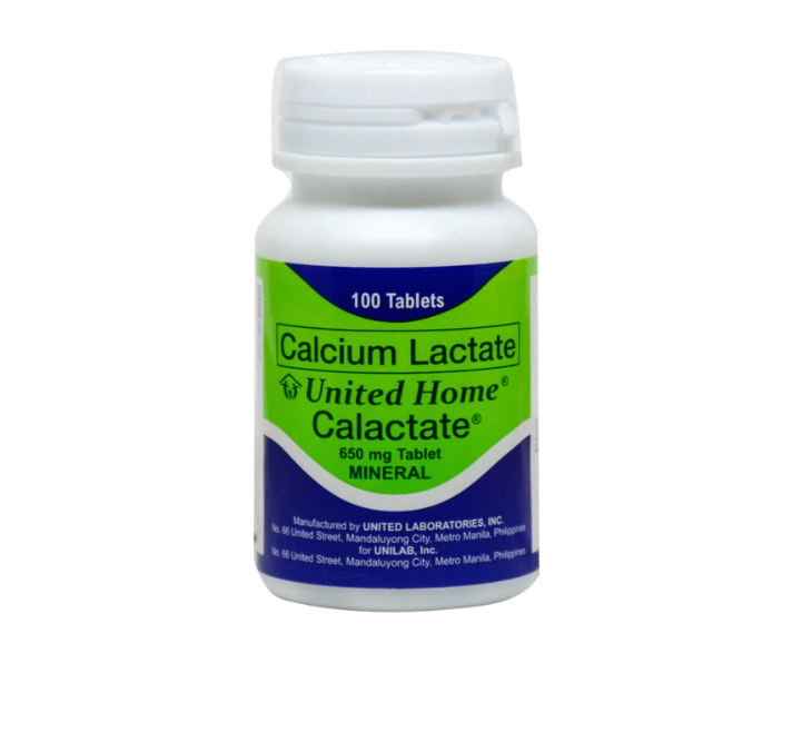 UHP Calcium lactate 650 mg 100 Tablets | Lazada PH