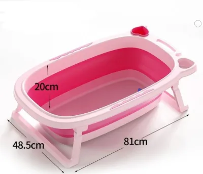 MnKC Baby Poratble Foldable Bathtub Babies Infant and Toddlers Expandable Bath tub - Gift Ideas