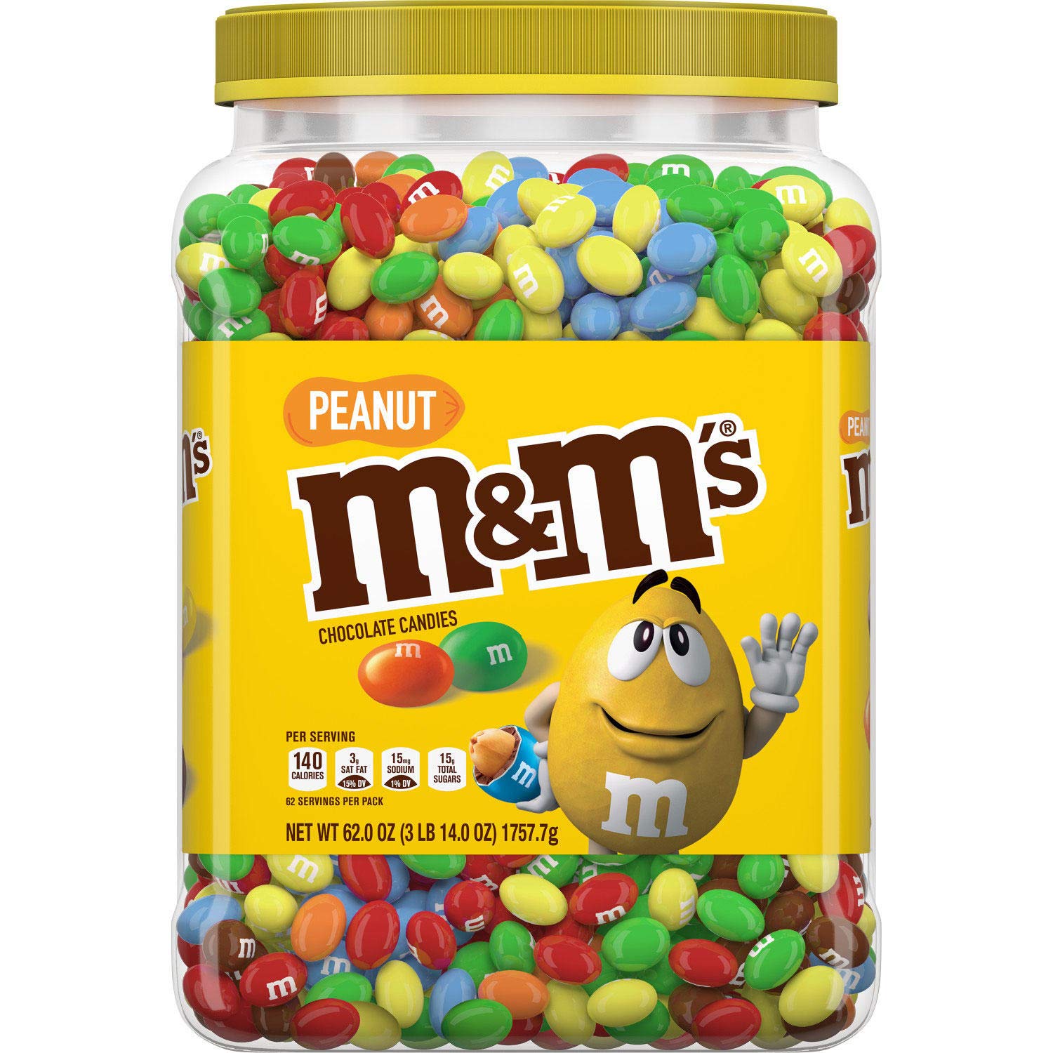 M&M Choco Peanut Single 40g - Bohol Online Store