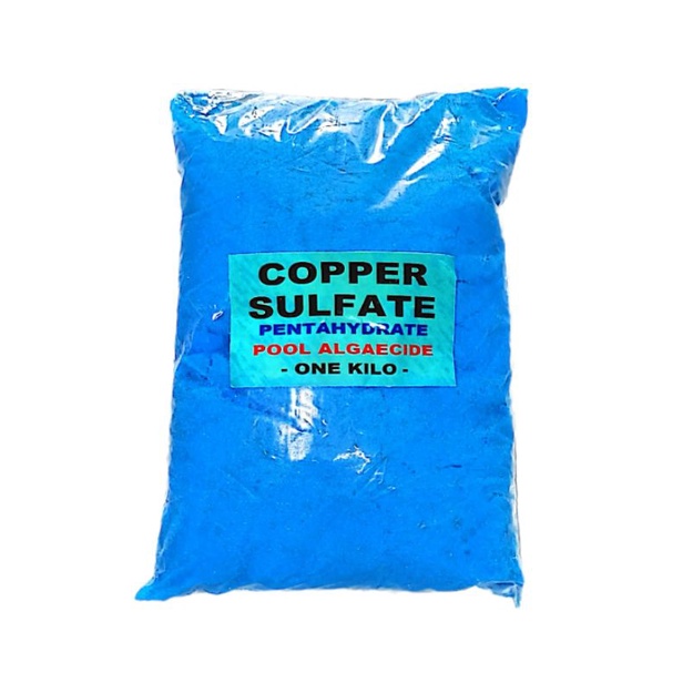 COPPER SULFATE FOR SWIMMING POOL ALGAECIDE (PER KILO) DARK BLUE NOT
