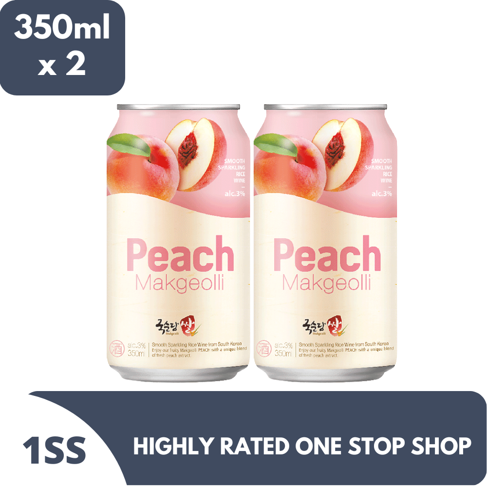 Kooksoondang Korean Peach Makgeolli 350ML x 2 Lazada PH