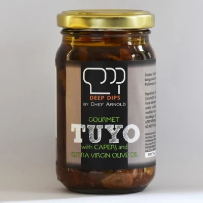 Gourmet Tuyo with Capers and Extra Virgin Olive Oil