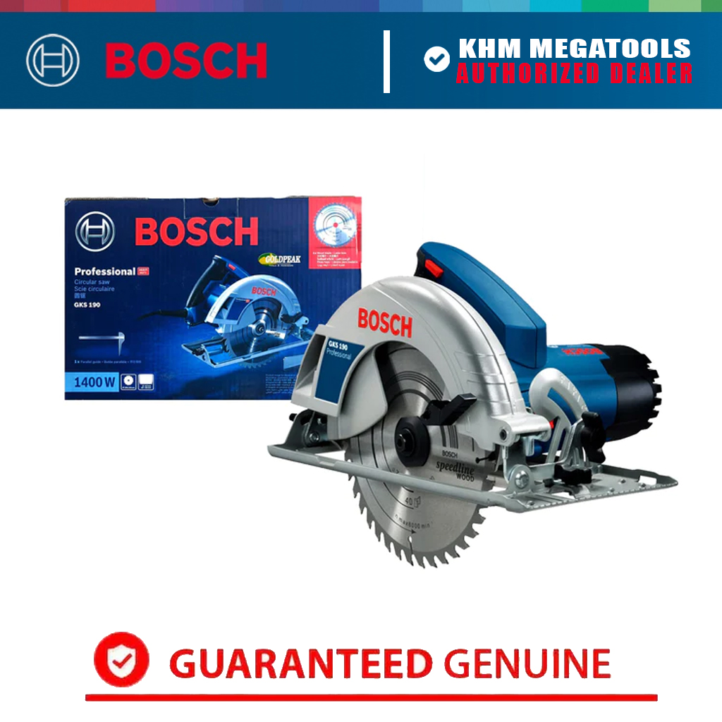 Bosch GKS 190 Circular Saw 71/4 (185mm) •khm megatools• Lazada PH