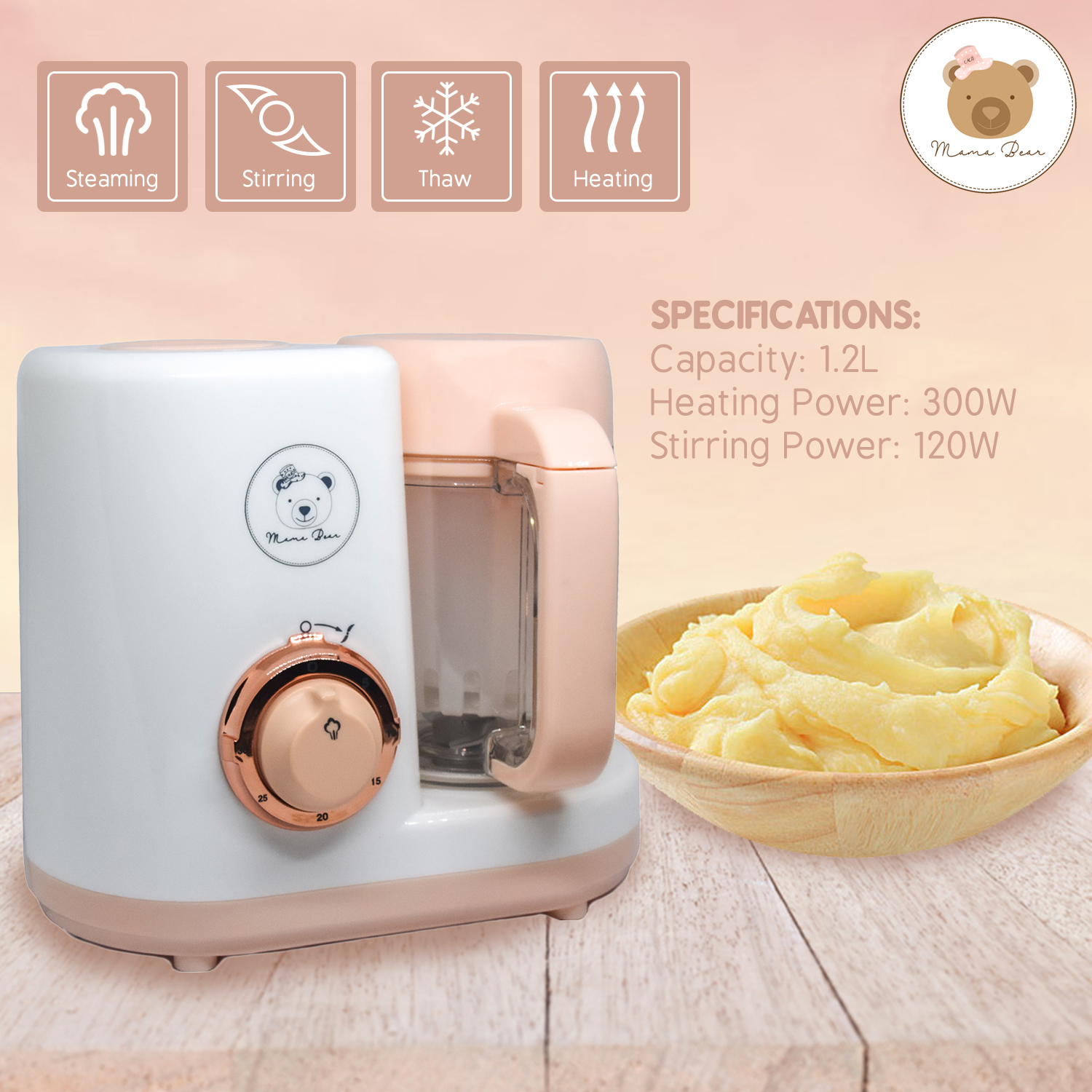 food steamer and blender